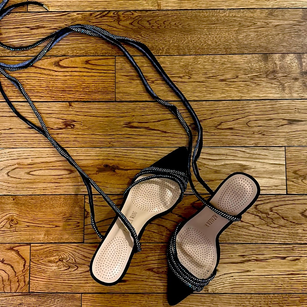 Azalea Wang Open Toe Tie Up Heel